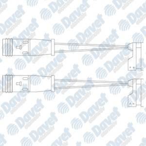 DELPHI LZ0190 Fren Ikaz Kablosu On Mercedes Sprinter / Vw Crafter 2 Adet  ####